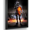 Quadro Decorativo Poste Batllefild Guerra Classico Xbox