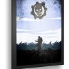 Quadro Decorativo Poste Gears Of War Microsoft Xbox