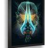 Quadro Decorativo Poste Xbox Classico Hallo Mastercheaf