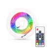 Henniu Caixa LED para computador Strip Light flexível Lâmpada RGB Fita Diodo 5V Tela de mesa Fundo de TV Controle remoto alimentado por USB 1M