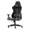 Cadeira Gamer Dazz PrimeX V2 Preto/Vermelho com apoio de lombar e pescoço
