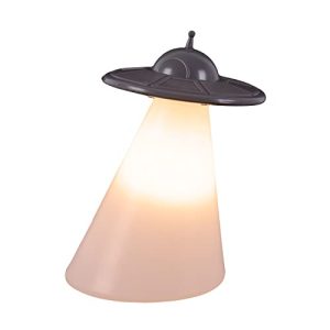 Luminária De Mesa Abajur Ovini Alienígena Disco Voador Nave