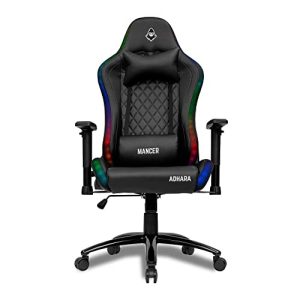 Cadeira Gamer Mancer Adhara, RGB, Preto, MCR-ADH-RGB01