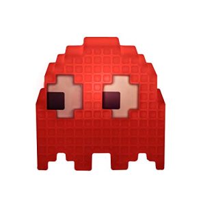 Luminária Fantasminha Pixel Pacman Vermelho