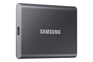 SSD Externo Samsung T7 2TB (USB 3.2, Leitura até 1050MB/s e Gravação até 1000MB/s)