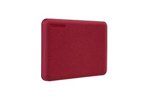 HD Externo Portátil Toshiba 2TB Canvio Advance USB 3.0 Vermelho - HDTCA20XR3AA