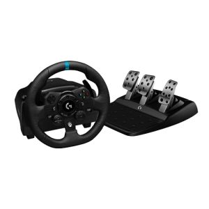 Volante Logitech G923 para Xbox Series X|S, Xbox One e PC com Force Feedback TRUEFORCE, Pedais Responsivos, Launch Control e Acabamento em Couro