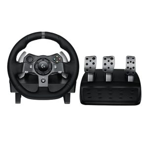 Volante Logitech G920 Driving Force para Xbox Series X|S, Xbox One e PC