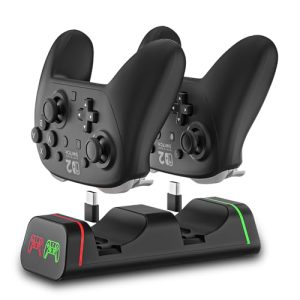 Base Carregador controle Xbox Series S/X, estação de carregamento para controle Playstation 5, controle Nintendo Switch Pro, controle do Google, controle Xbox Elite 2