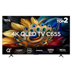 TCL QLED TV 55” C655 4K UHD GOOGLE TV DOLBY VISION ATMOS